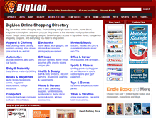 Tablet Screenshot of biglion.com